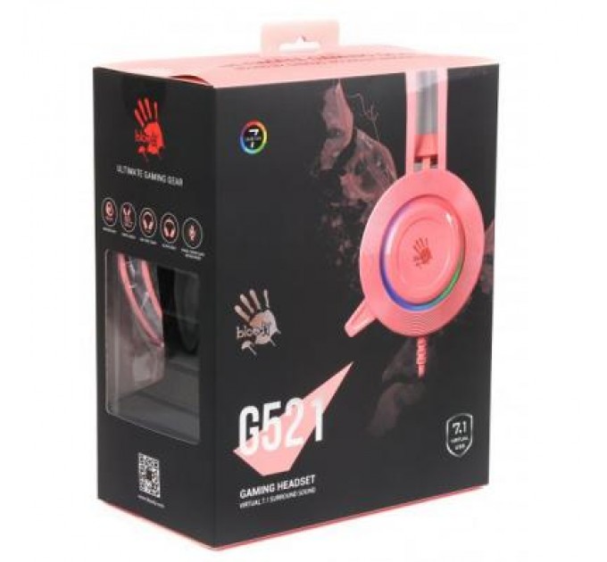 A4Tech Навушники A4Tech Bloody G521 Pink