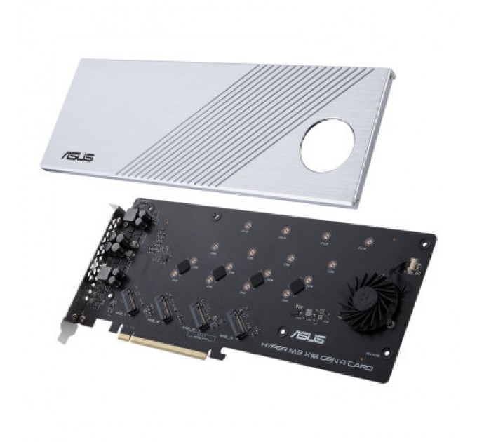 ASUS Адаптер ASUS Hyper M.2 X16 PCIe 3.0 X4 Expansion Card GEN 4 (90MC08A0-M0EAY0)