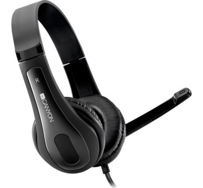 Canyon Навушники Canyon HSC-1 Black (CNS-CHSC1B)