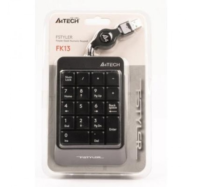 A4Tech Клавіатура A4Tech FK13 Grey