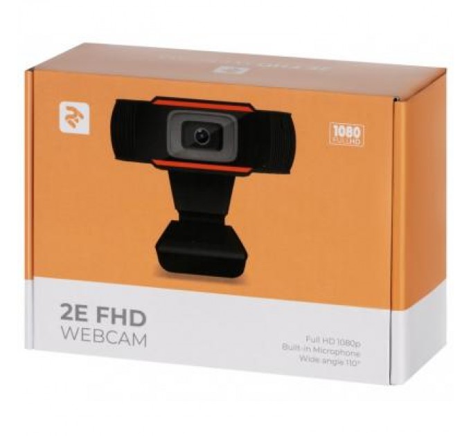 2E Веб-камера 2E FHD USB Black (2E-WCFHD)