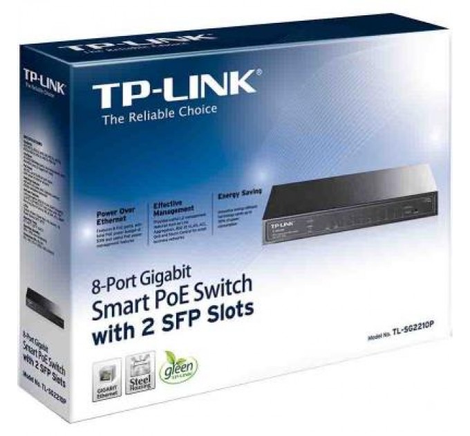 TP-Link Комутатор мережевий TP-Link TL-SG2210P
