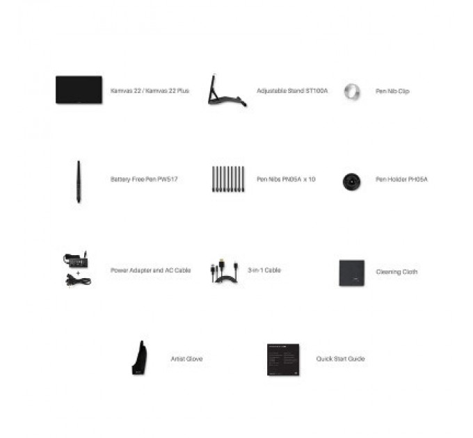 Huion Планшет-монітор Huion Kamvas 22 (GS2201)