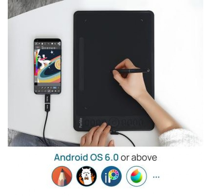 Parblo Графічний планшет Parblo Intangbo M Black (INTANGBOM)