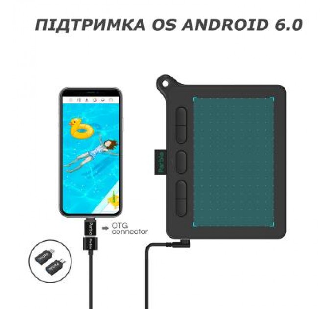 Parblo Графічний планшет Parblo Ninos S Black (NINOSS)
