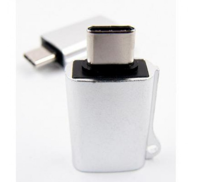 Dengos Перехідник OTG USB - Type-C grey Dengos (ADP-019)