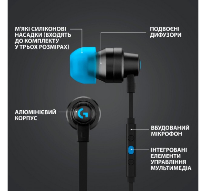 Logitech Навушники Logitech G333 Black (981-000924)