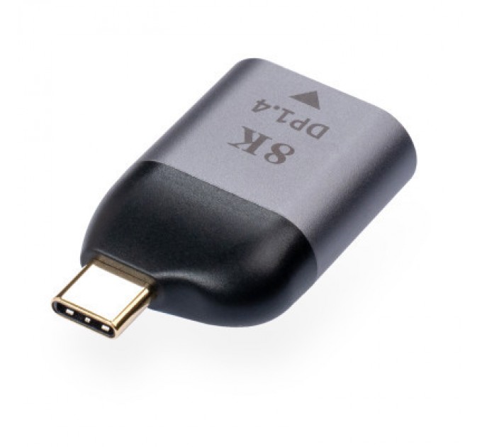 Vinga Перехідник Type-C Male to DP 1.4 8K60Hz compact Vinga (VCPATCDP4C)
