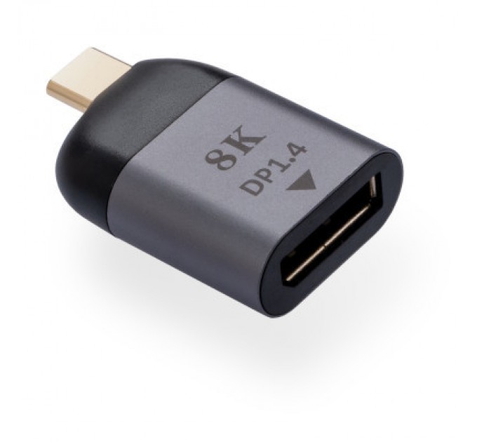 Vinga Перехідник Type-C Male to DP 1.4 8K60Hz compact Vinga (VCPATCDP4C)