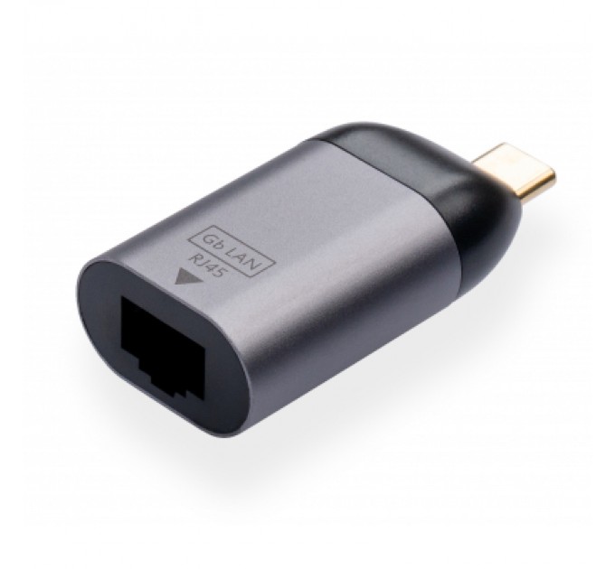 Vinga Перехідник Type-C Male to RJ45 Lan 1 Gbps compact Vinga (VCPATCLGBC)