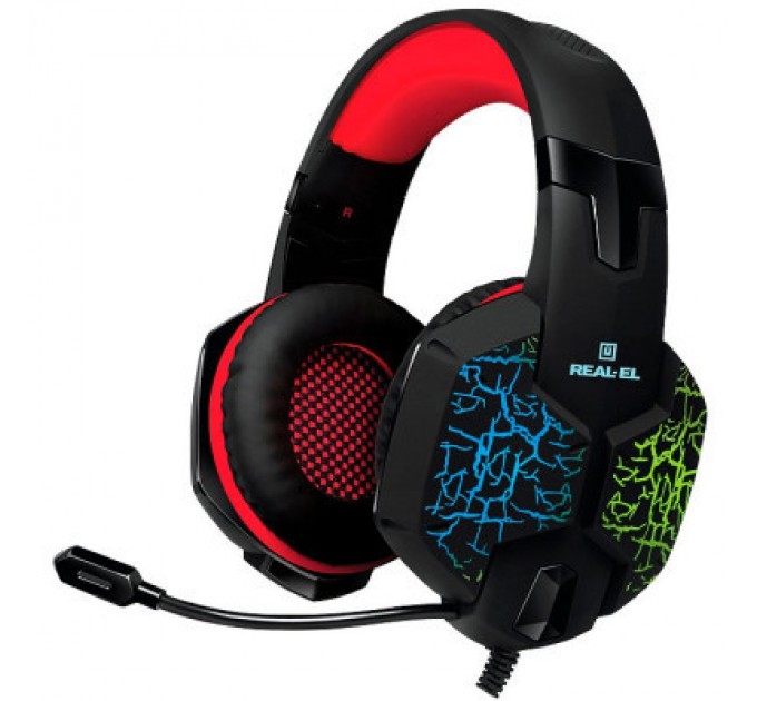REAL-EL Навушники REAL-EL GDX-7750 Black-Red
