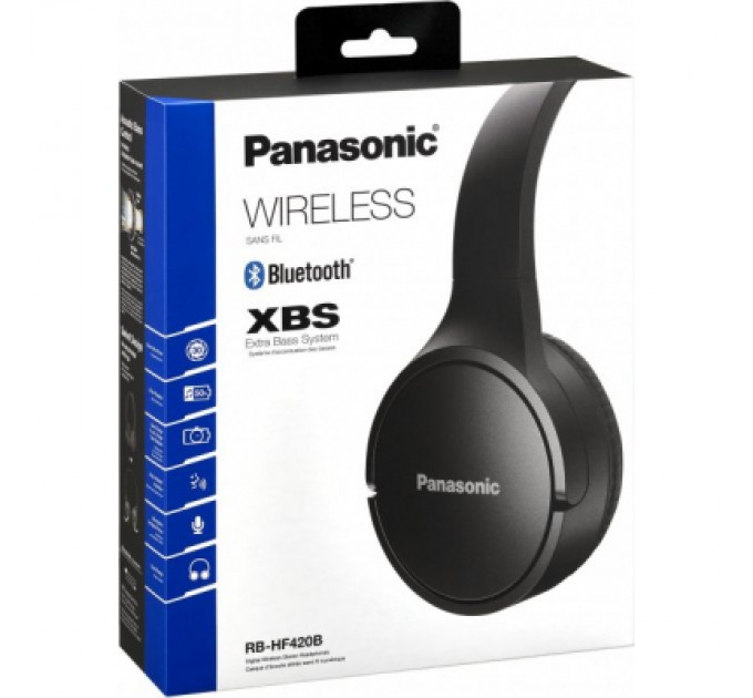 Panasonic Навушники Panasonic RB-HF420BGEK Black (RB-HF420BGEK)