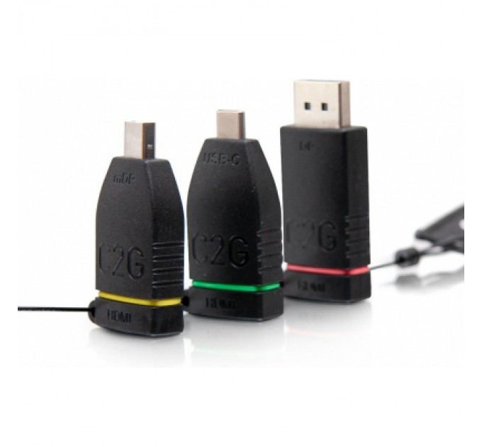 C2G Перехідник C2G Retractable Ring HDMI to mini DP DP USB-C (CG84270)