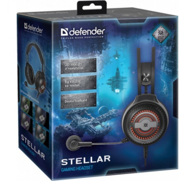 Defender Навушники Defender Stellar Black (64520)
