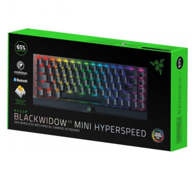 Razer Клавіатура Razer BlackWidow V3 Mini Hyperspeed Yellow Switch RU (RZ03-03890700-R3R)