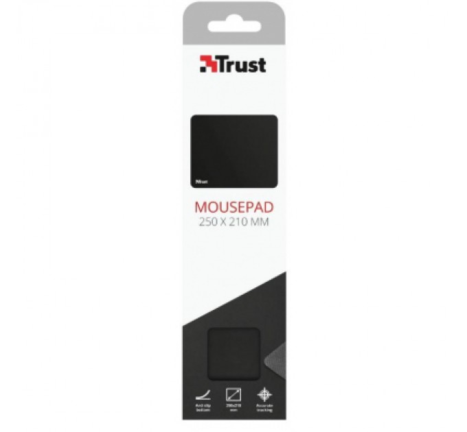 Trust Килимок для мишки Trust Mouse Pad M Black (24193)