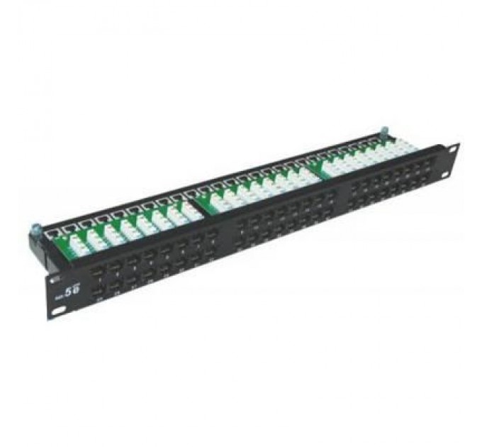 Hypernet Патч-панель Hypernet 19" 48хRJ-45 UTP, cat. 5е с держателем кабеля (PP-KUTP48-1U)
