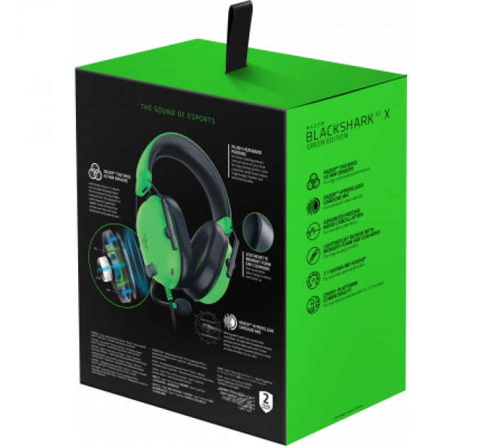 Razer Навушники Razer Blackshark V2 X Green (RZ04-03240600-R3M1)