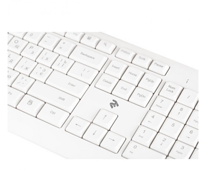 2E Клавіатура 2E KS220 Wireless White (2E-KS220WW)