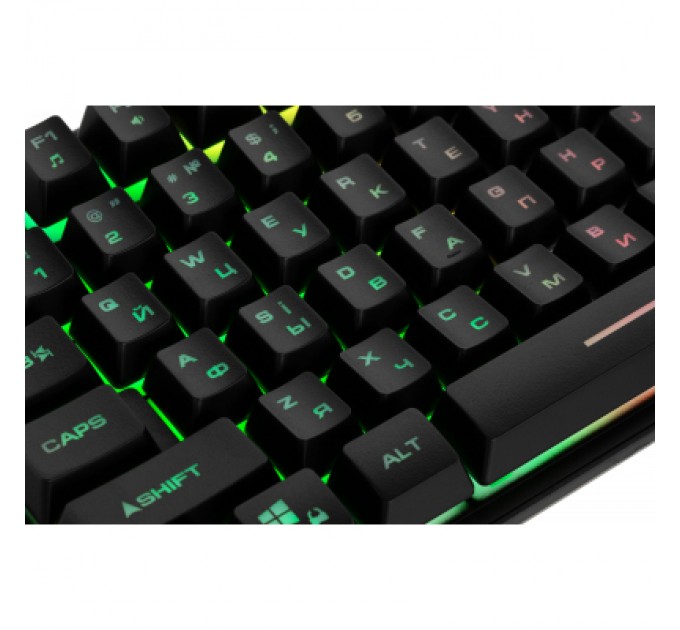 2E Клавіатура 2E KG355 LED 87key USB Black Ukr (2E-KG355UBK)