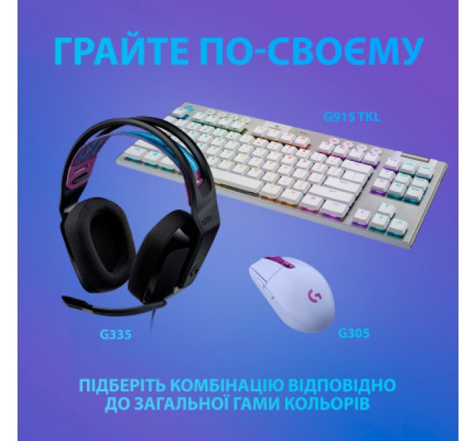Logitech Навушники Logitech G335 Wired Gaming Black (981-000978)