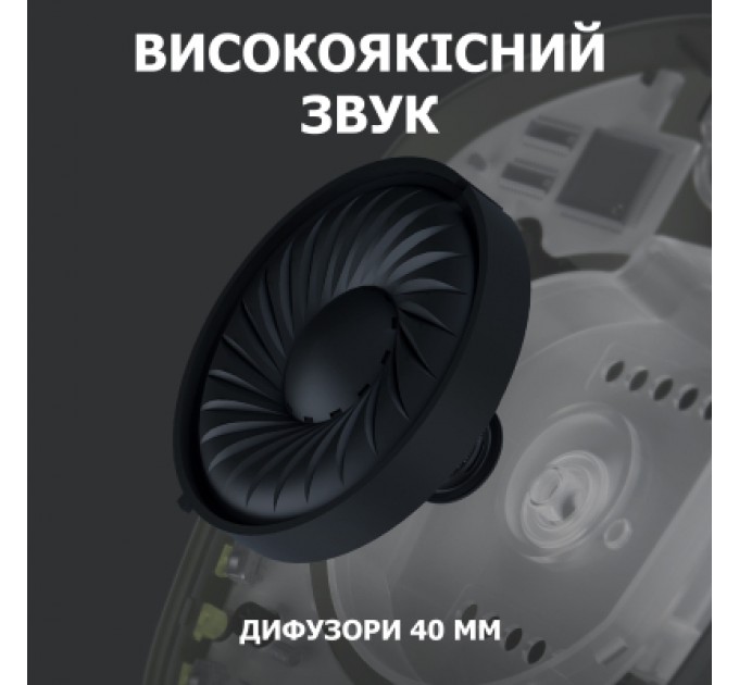 Logitech Навушники Logitech G435 Lightspeed Wireless Gaming Headset Black (981-001050)