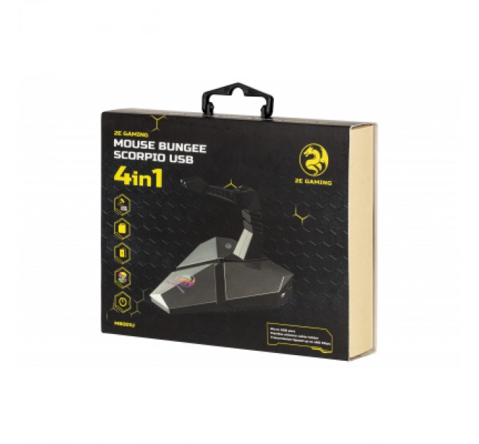 2E Тримач для кабелю 2E GAMING Mouse Bungee Scorpio USB Silver (2E-MB001U)