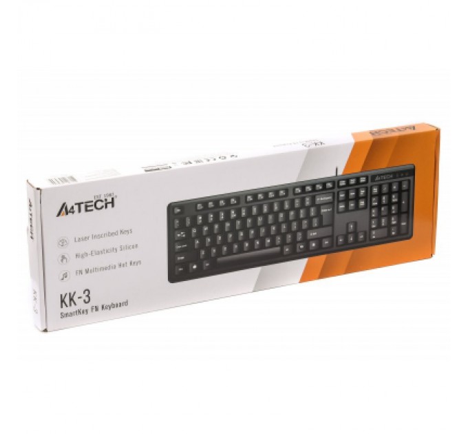 A4Tech Клавіатура A4Tech KK-3 USB Black