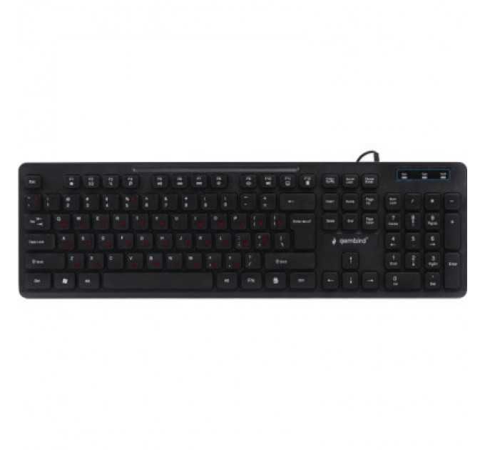 Gembird Клавіатура Gembird KB-MCH-04-UA USB Black (KB-MCH-04-UA)