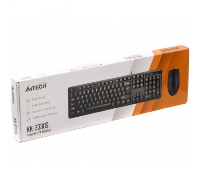 A4Tech Комплект A4Tech KK-3330S USB Black