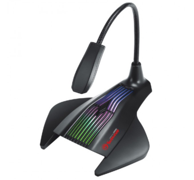 Marvo Мікрофон Marvo MIC-01 Multi-LED USB Black (MIC-01)