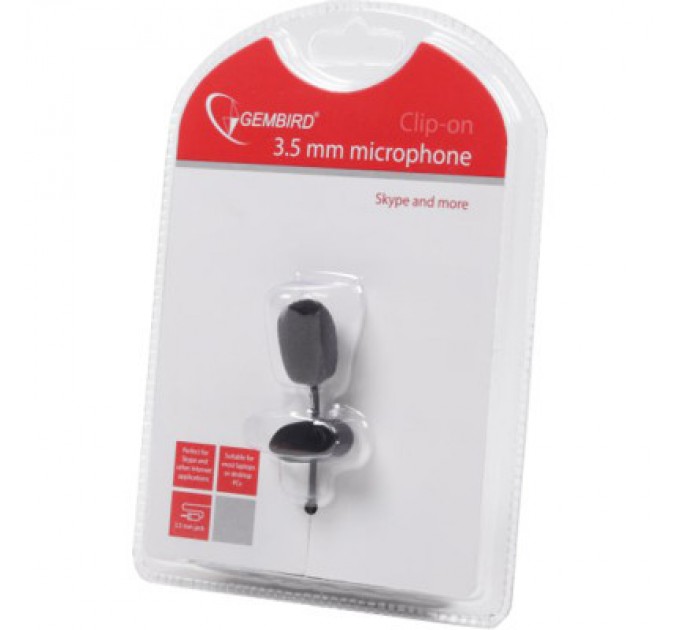 Gembird Мікрофон Gembird MIC-C-01 Black (MIC-C-01)