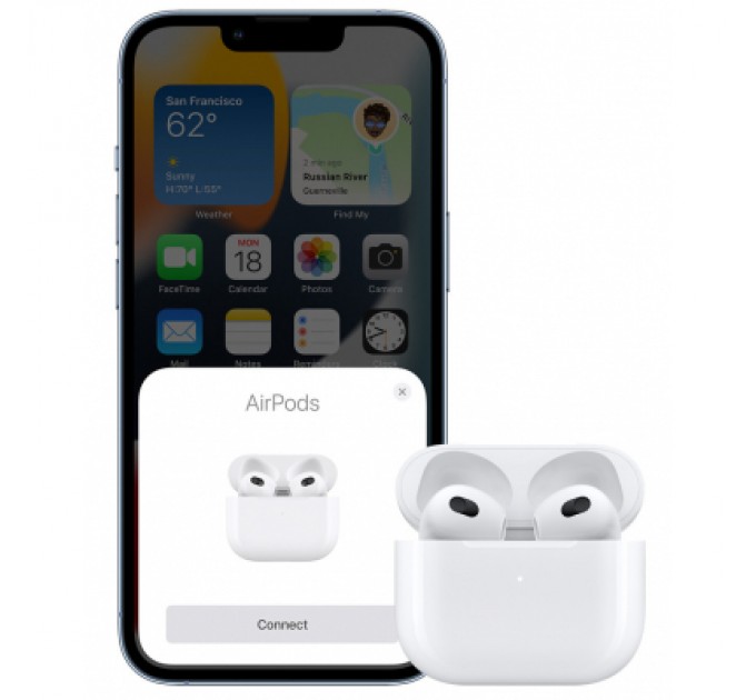 Apple Навушники Apple AirPods (3rd generation) with Wireless Charging Case (MME73TY/A)