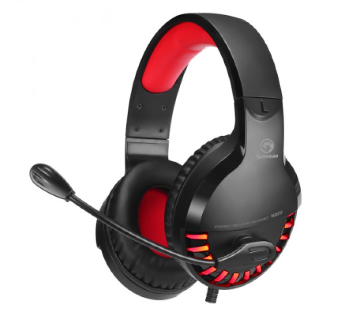 Marvo Навушники Marvo HG8932 LED Black/Red (HG8932)