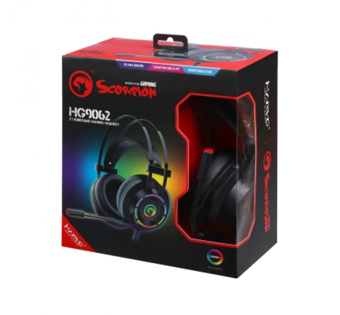 Marvo Навушники Marvo HG9062 Multi-LED 7.1 Black (HG9062)