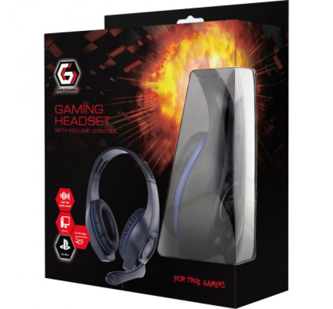 Gembird Навушники Gembird GHS-05-B Black-Blue (GHS-05-B)