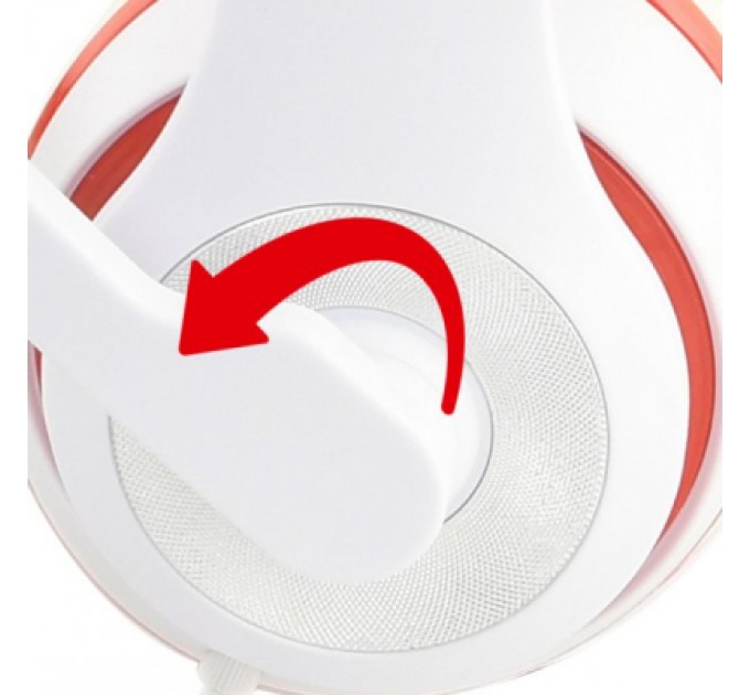 Gembird Навушники Gembird MHS-03 White/Red (MHS-03-WTRD)