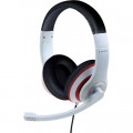Gembird Навушники Gembird MHS-03 White/Red/Black (MHS-03-WTRDBK)
