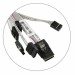 Supermicro Кабель для передачі даних MiniSAS SFF-8087 to 4xSATA 76/66/54/45 cm Supermicro (CBL-0343L-01)