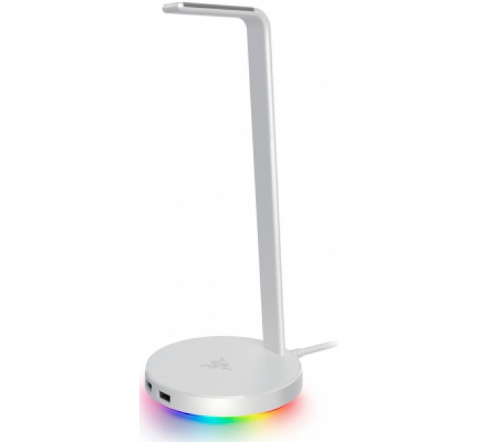 Razer Підставка для гарнітури Razer Base Station V2 Chroma Mercury (RC21-01510300-R3M1)