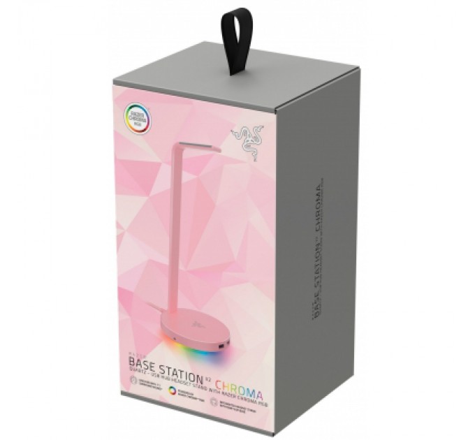 Razer Підставка для гарнітури Razer Base Station V2 Chroma Quartz (RC21-01510200-R3M1)