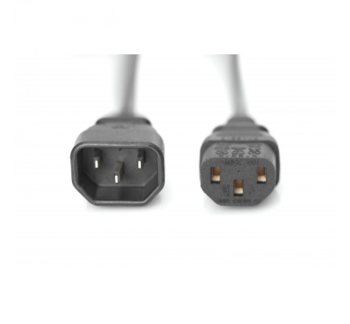 Digitus Кабель живлення C13 to C14 1.2m Digitus (AK-440201-012-S)