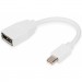 Digitus Перехідник mini DP to DP, M/F, 0.15m, white Digitus (DB-340405-001-W)