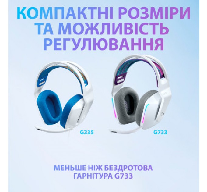 Logitech Навушники Logitech G335 Wired Gaming White (981-001018)