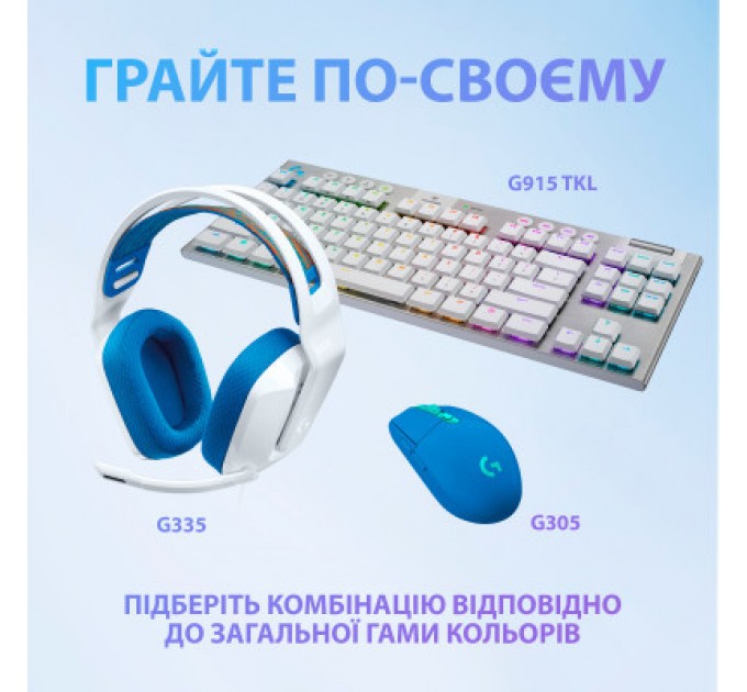 Logitech Навушники Logitech G335 Wired Gaming White (981-001018)