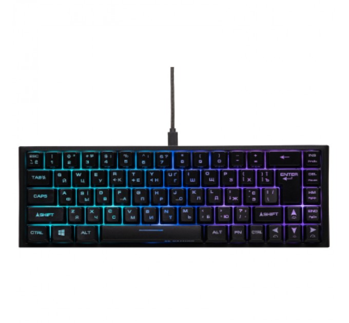 2E Клавіатура 2E GAMING KG350 RGB 68key USB Black (2E-KG350UBK)