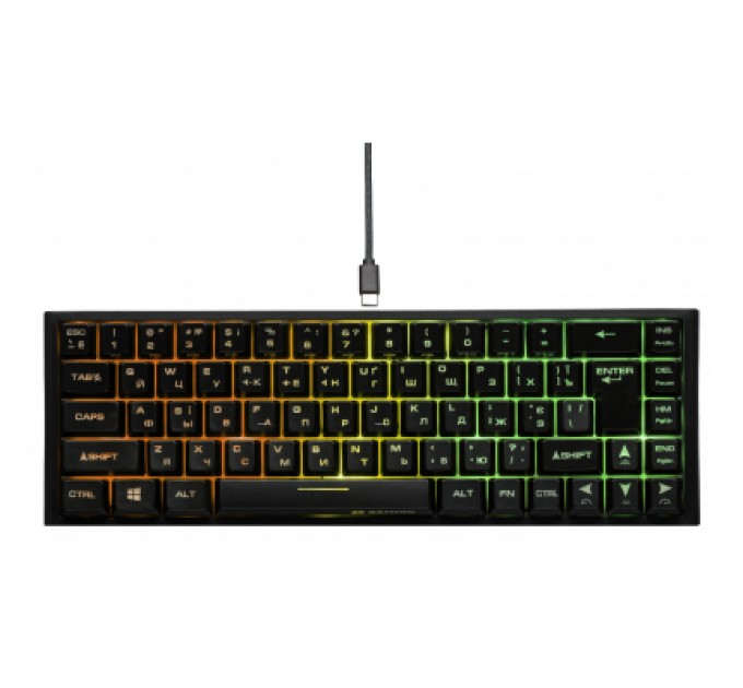 2E Клавіатура 2E GAMING KG360 RGB 68key Wireless Black (2E-KG360UBK)