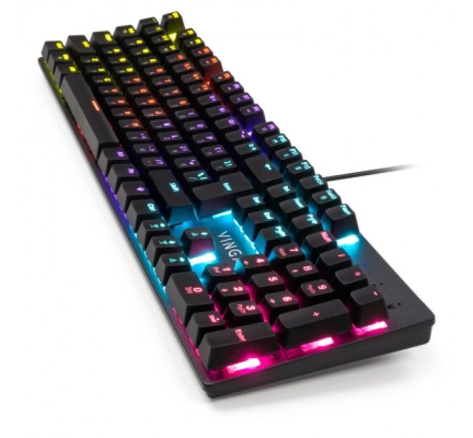 Vinga Клавіатура Vinga KBGM-100 LED Blue Switch USB Black (KBGM-100 Black)