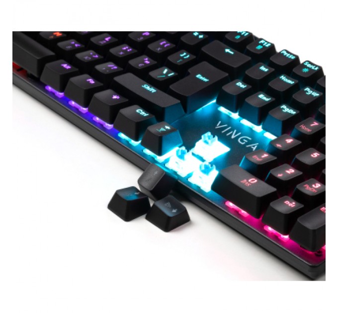 Vinga Клавіатура Vinga KBGM-100 LED Blue Switch USB Black (KBGM-100 Black)