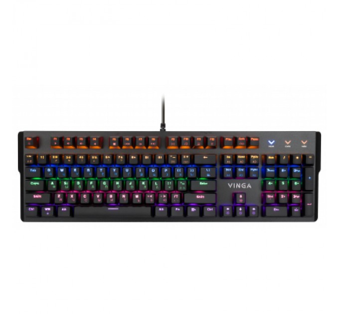 Vinga Клавіатура Vinga KBGM160 LED Outemu Blue USB Black (KBGM160 Black)